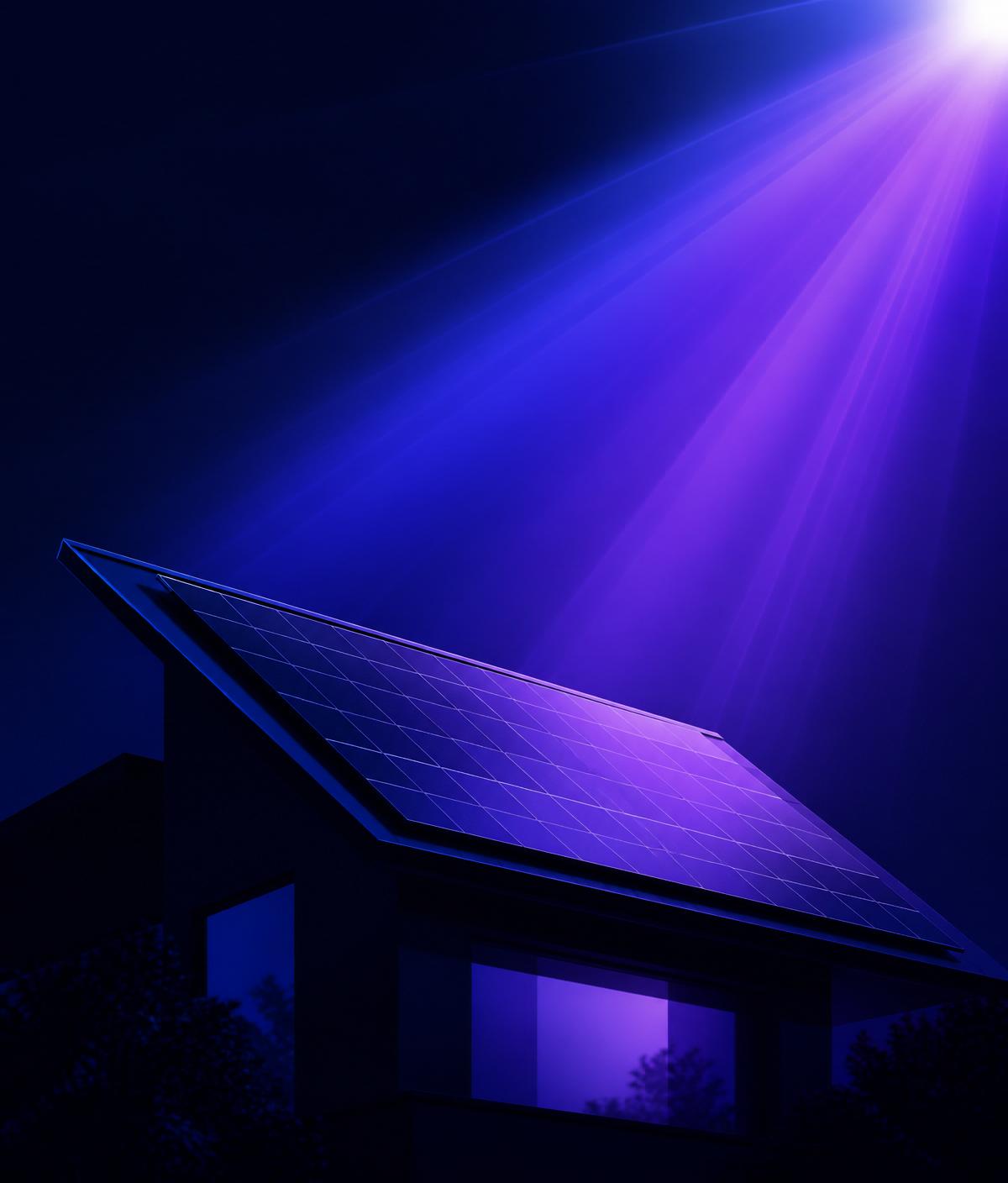 Premium rooftop solar installation